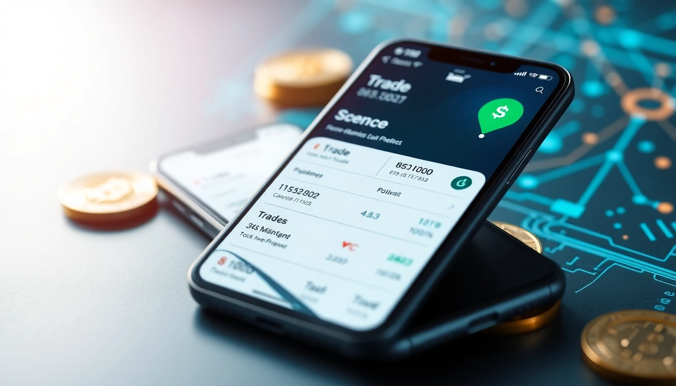 Manage and trade digital currencies securely with the guarda wallet app shown on a smartphone.