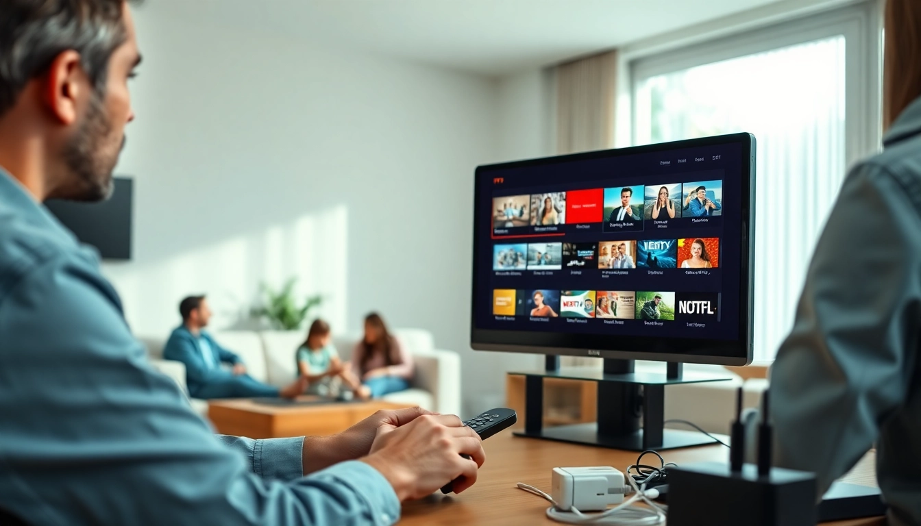 Découvrez abonnement iptv 12 mois​ sur un appareil digital moderne dans un bureau élégant.